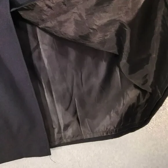 harve benard by benard holtzman Skirt Size 6 100% Wool Black Pencil Maxi Slit